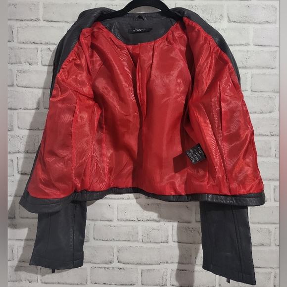 William Rast Genuine Leather Moto Jacket Grey size M - Picture 4 of 11